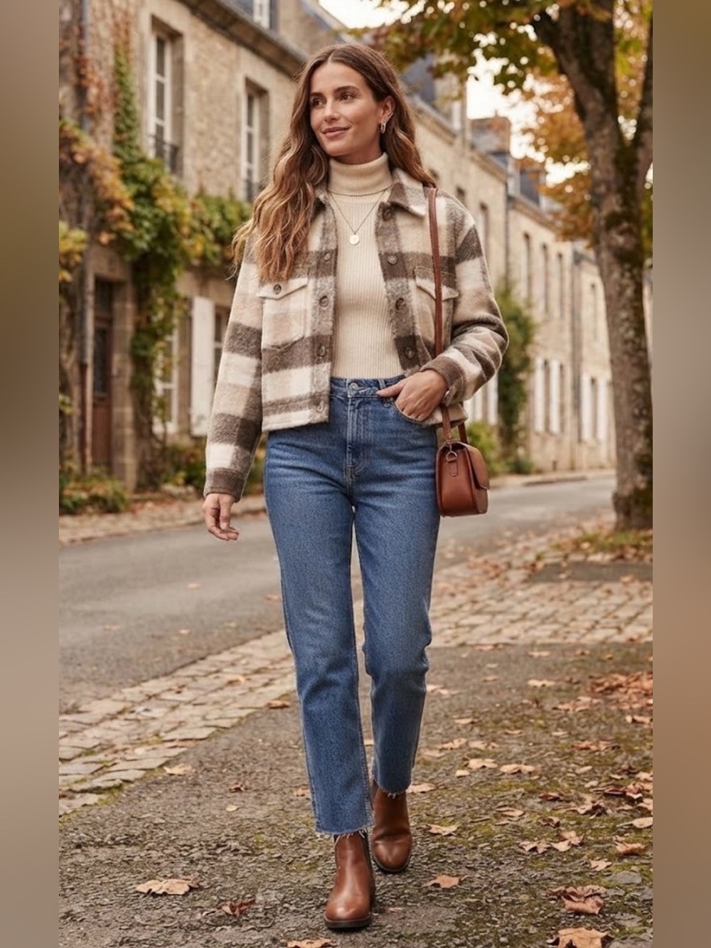Aritzia WiILFRED FREE Ganna Cropped Jacket